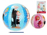 Míč nafukovací Spejbl a Hurvínek 3D 40cm; 2 barvy; v sáčku - 1 kus