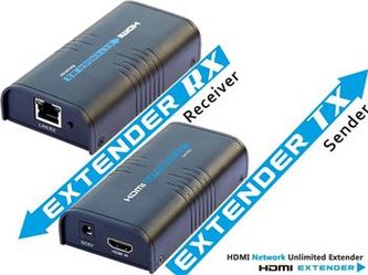 Extender HDMI na 120m přes LAN, over IP Extender HDMI na 120m přes LAN, over IP