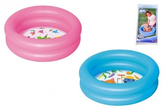 Bazén nafukovací 2 komory 61x15cm 21L, 2 barvy, od 36 měsíců - 1 kus
