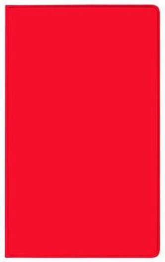 Taschenkalender Modus geheftet PVC rot 2022