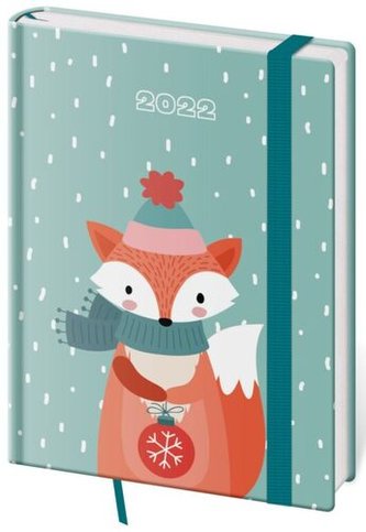 Diář 2022 Vario - Fox s gumičkou, týdenní, B6