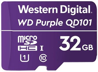 WD PURPLE 32GB MicroSDHC QD101 / WDD032G1P0CC / CL10 / U1 /