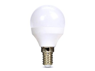 Žárovka LED E14  6W G45 bílá studená SOLIGHT WZ420