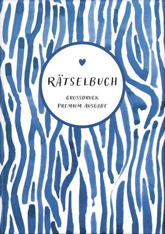 Deluxe Rätselbuch/Rätselblock mit extra großem Druck für Erwachsene und Senioren/Rentner im DIN A4-Format. Kreuzworträtsel, Sudo