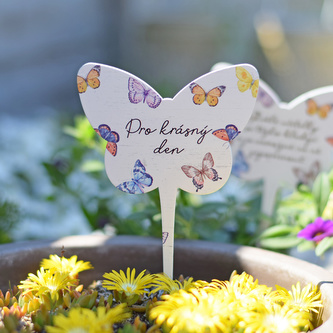 HOUSEDECOR Zápich s motýly - Pro krásný den