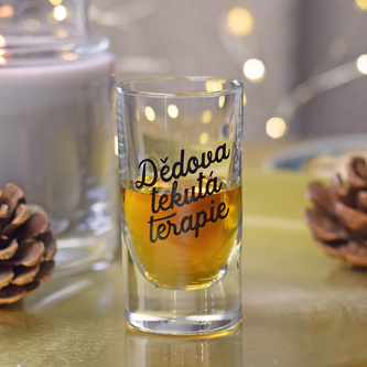HOUSEDECOR Panáková sklenice - Dědova tekutá terapie