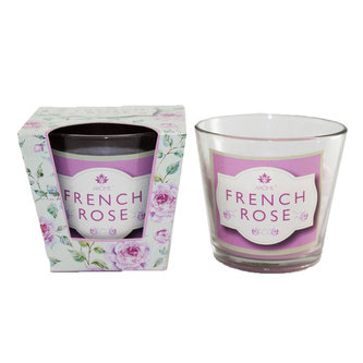 Vonná svíčka 120 g, francouzská růže