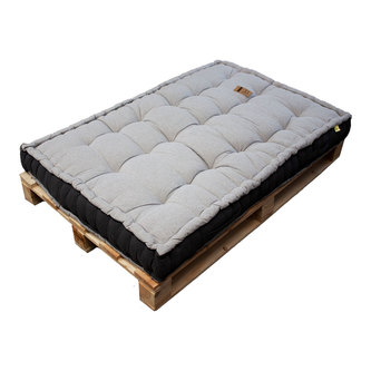 Sedák na paletu 80 x 120 x 15 cm, šedá