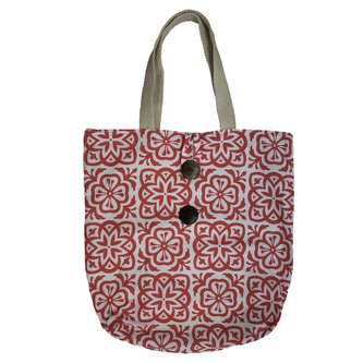 Bavlněná taška 40*45 cm, květiny