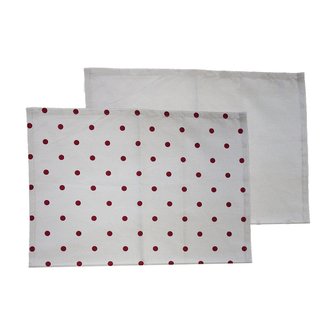 Puntíkaté prostírání, šedé