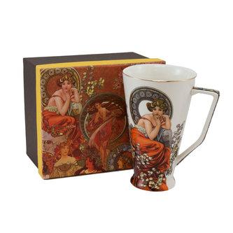 Porcelánový hrnek 500 ml, Mucha