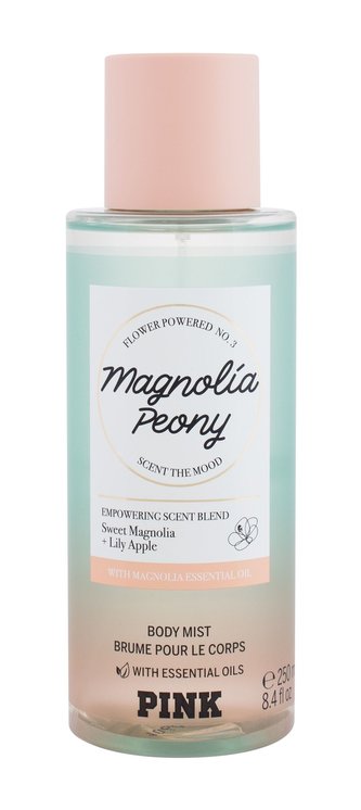 Pink Magnolia Peony Tělový sprej 250 ml pro ženy