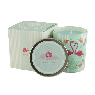 Vonná svíčka Plameňáci, konvalinky