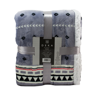 Mikroflanelová deka s beránkem, 150 x 200 cm
