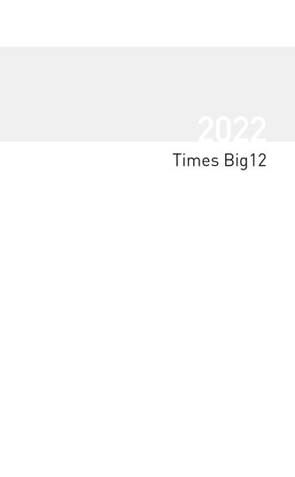 Buchkalender Times Big12 Einlage 2022