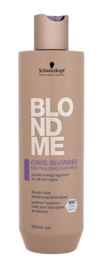 Schwarzkopf Professional Šampon neutralizující žluté tóny Blondme Cool Blondes (Neutralizing Shampoo) Objem 300 ml woman