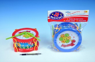 Bubínek plast 18x10cm s paličkami; 2 barvy v sáčku - 1 kus