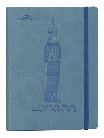 Zápisník CONCORDE City Londýn A5 linka 6mm, 80l.