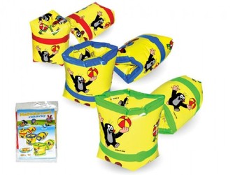 Rukávky Krtek rolovací nafukovací 18x17cm, 3 barvy, v sáčku od 24 měsíců - 1 kus