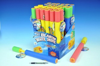 Vodní pistole pěnová 37cm, 4 barvy - 1 kus