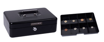 Kovová pokladna CONCORDE 33, černá