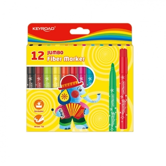 Popisovače KEYROAD Jumbo 12ks