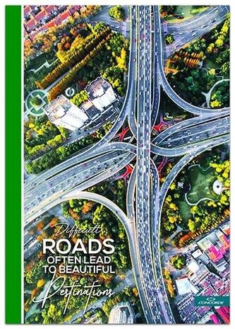 Záznamní kniha CONCORDE A4 linka 8mm, 100 listů