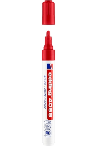 Křídový popisovač EDDING 4095, červený