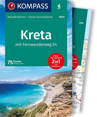 KOMPASS Wanderführer Kreta mit Weitwanderweg E4