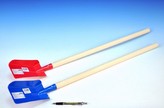 Lopata s násadou dřevo/kov 80cm, 3 barvy nářadí - 1 kus