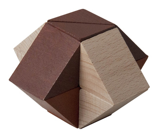 Hlavolam trojboké hranoly dřevo