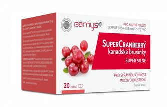 Barny´s SuperCranberry kanadské brusinky SUPER SILNÉ 20 kapslí