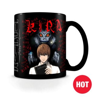 Hrnek Death Note - Kira, měnící se