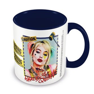 Hrnek Birds of Prey - Harley Quinn Warning