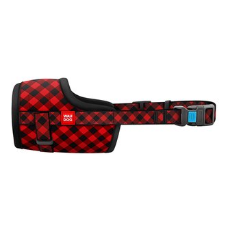 Náhubek fixační Waudog Červená kostka č. 4 (35-43cm)