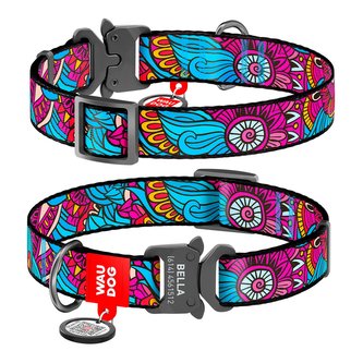 Obojek nylonový Waudog Summer Fastex QR (23-35cm/1,5cm)