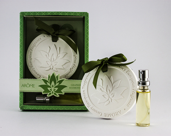 Osvěžovač vzduchu jílový difuzér - Grepfruit & citronová tráva - 10 ml