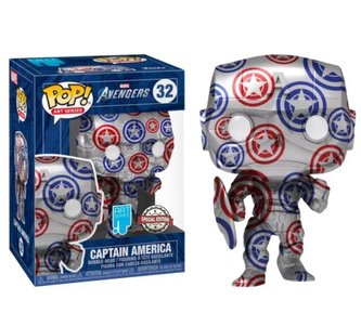 Funko POP Artist Series: Patriotic Age - Captain America (limited exclusive edition)