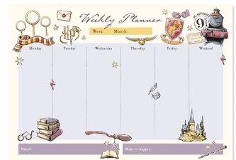 Stolní plánovací blok A4 Harry Potter: (29,7 x 21 cm)