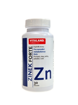 Vitaland - Zinek forte 30 kapslí