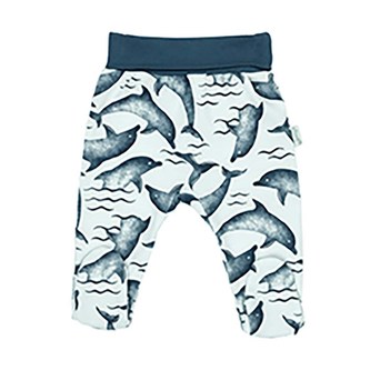 Kojenecké bavlněné polodupačky Nicol Dolphin - velikost 62 (3-6m)