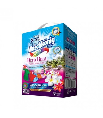 WaschKönig prací prášek 7,5 kg Bora Bora Color - 100WL