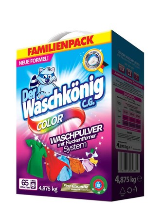 Waschkönig Color FAMILIENPACK 4,875 kg prací prášek