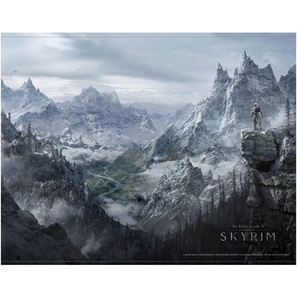 Nástěnný obraz Skyrim - Valley
