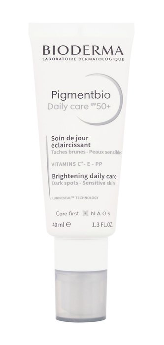 Bioderma Zesvětlující a ochranný denní krém SPF 50+ Pigmentbio Daily Care (Brightening Daily Care) 40 ml woman