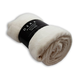 Mikroflanelová deka, 150x200 cm, Bílá