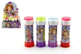 Bublifuk Princezna Sofia 60ml 11,5cm asst 4 barvy 36ks v boxu