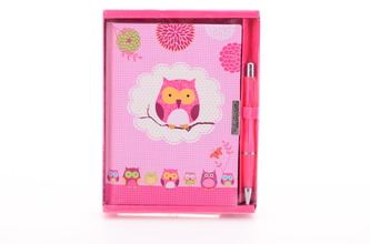 Zápisník Sovičky s propiskou