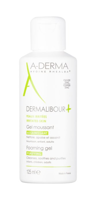 A-Derma Dermalibour+ Sprchový gel Foaming Gel 125 ml unisex