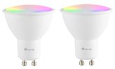 NGS Wi-Fi chytrá LED žárovka / 5W/ GU10/ 460lm/ 2100K- 6500K & RGB full color/ 2x pack